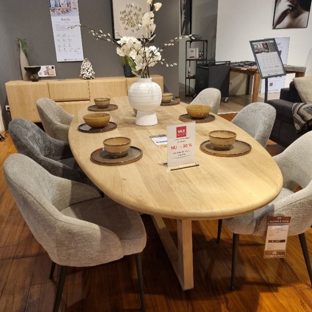 H&H eetkamertafel Almora 270x120cm - 0